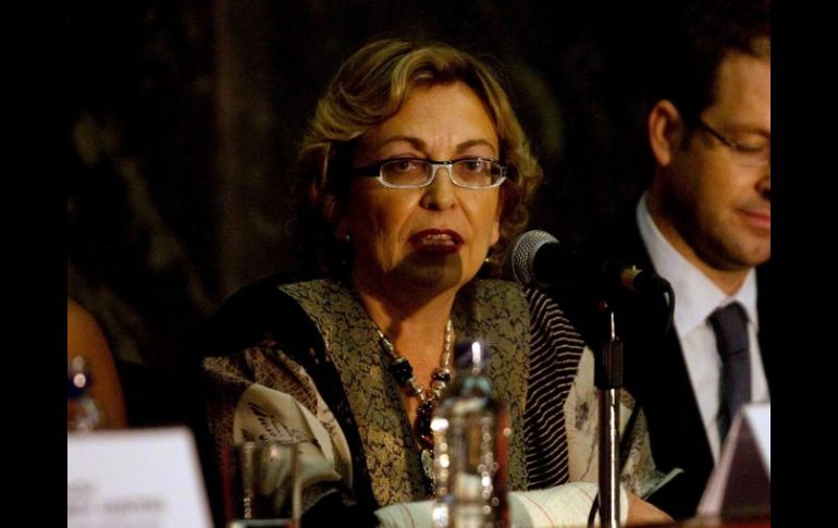 La presidenta de la Sociedad Estatal para la Acción Cultural Exterior de España, Charo Ortegui Pascual. EFE  /