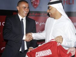 Además de llegar como refuerzo, Fabio Cannavaro será el capitán del equipo que juega en Dubai. REUTERS  /