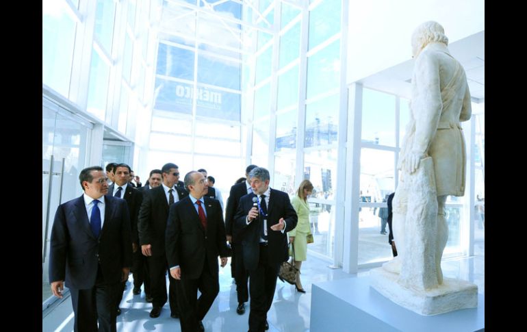 El Presidente Felipe Calderón inauguró la Expo Guanajuato Bicentenario 2010. Se esperan cuatro millones de visitas. EL UNIVERSAL  /