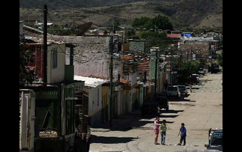 Aspecto del poblado de Tecalitán, donde falleció el elemento de la Policía municipal. ARCHIVO  /