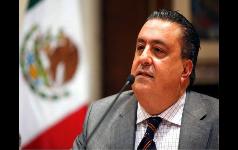 El ex secretario de Gobernación de México, Fernando Gómez Mont, refrendó su apoyo a la lucha contra el narcotráfico. NTX  /
