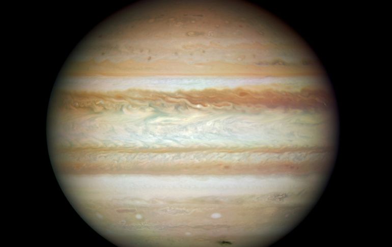 Júpiter brilla intensamente en dirección opuesta al Sol. AP  /