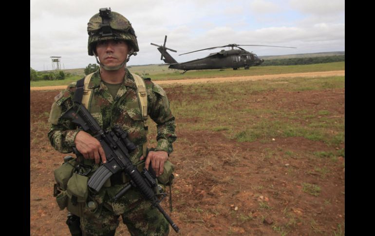 Las operaciones militares continúan en La Macarena. AFP  /