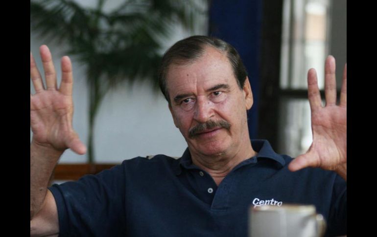 Vicente Fox había dicho el sábado que el PRI regresaría a Los Pinos en 2012. ARCHIVO  /