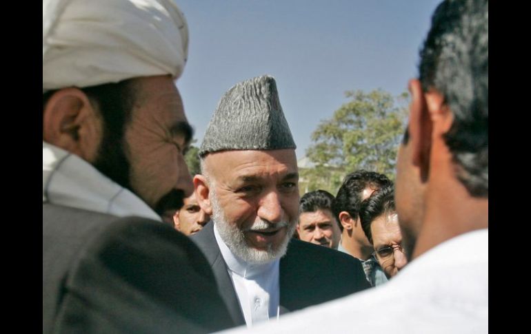 Gobierno afgano de Hamid Karzai, intentará dialogar con el movimiento talibán. EFE  /