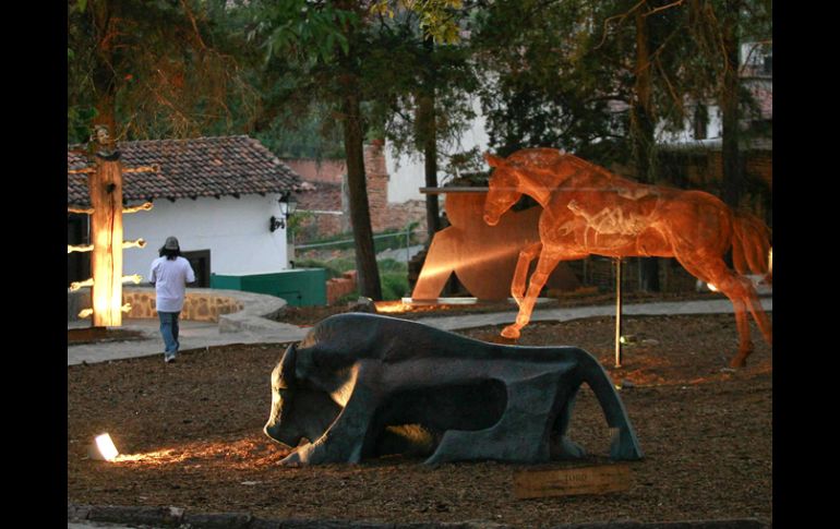 El Jardín Escultórico incluye obra de Juan Soriano, Sebastian y Alejandro Colunga.  /