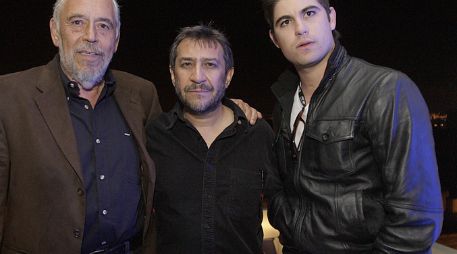 Alfredo Gurrola, Rafael Aviña y Rodrigo Virago presentaron la película en Morelia. S. NÚÑEZ  /