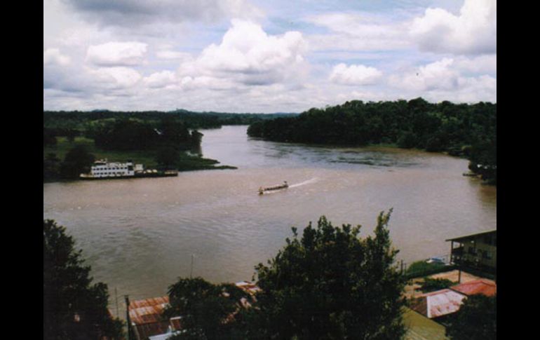 Aspecto del Río San Juan visto desde la costa nicaragüense. ORESTES DÍAZ  /