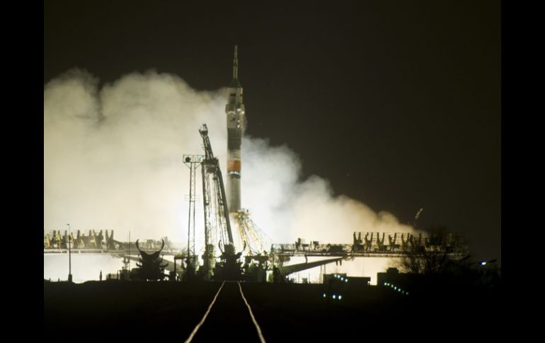 La próxima misión de la Soyuz comenzó el miércoles. AFP  /