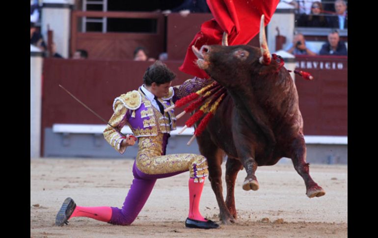 Arturo Saldivar triunfó en Las Ventas en la Feria en San Isidro. AFP  /