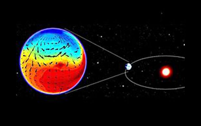 Gliese 581d se encuentra en el borde mismo de la zona habitable de su estrella. EL UNIVERSAL  /