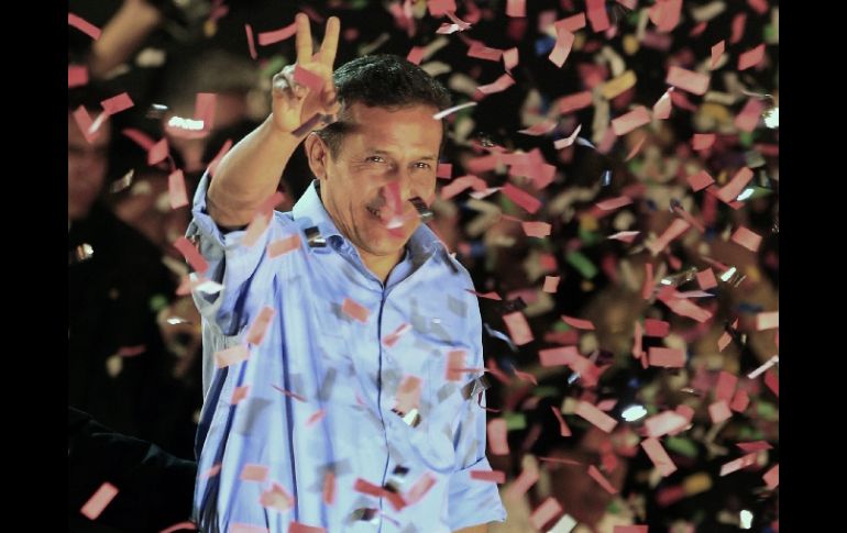 Humala ya se proclamó como el nuevo presidente peruano. AP  /