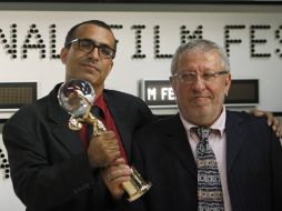 El director israelí Joseph Madmony (izquierda) y el productor Chaim Sharir. ESPECIAL  /