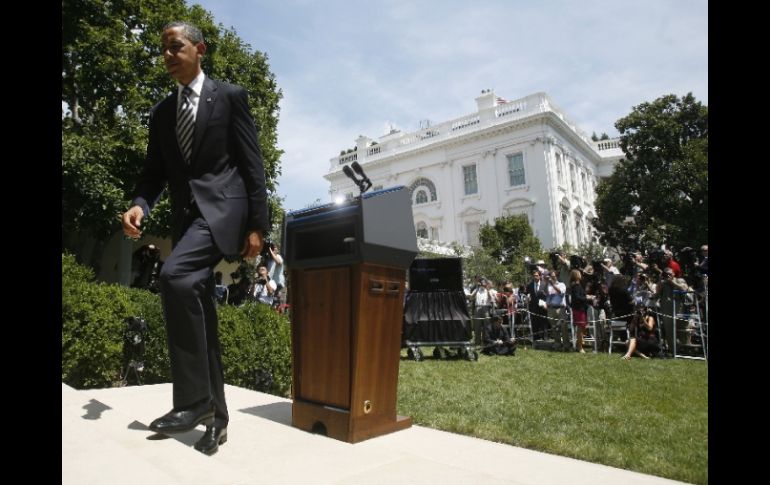 El presidente Obama llamó al Congreso a seguir con acciones que alienten la recuperación económica. REUTERS  /