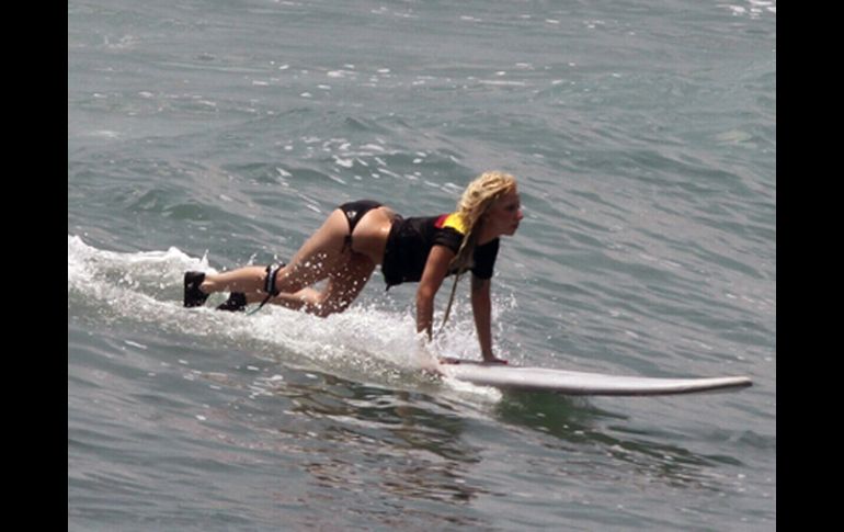 Gaga se suma a la lista de famosos visitantes a las playas de Nayarit. NTX  /