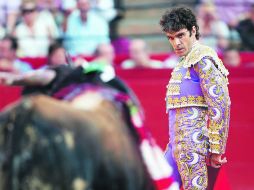 José Tomás, el diestro de Galapagar, actúa durante una corrida en Valencia, en julio pasado. GETTY IMAGES SPORT  /
