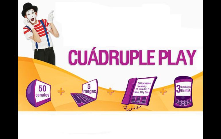 Megacable se une a las pocas empresas internacionales que ofrecen el servicio Cuádruple play. ESPECIAL  /