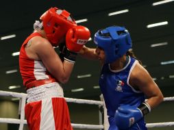 Canadá se corona en el boxeo femenil.EFE  /