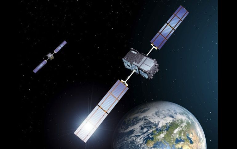Galileo es la apuesta tecnológica europea que competirá con el estadounidense GPS a partir de 2014. EFE  /