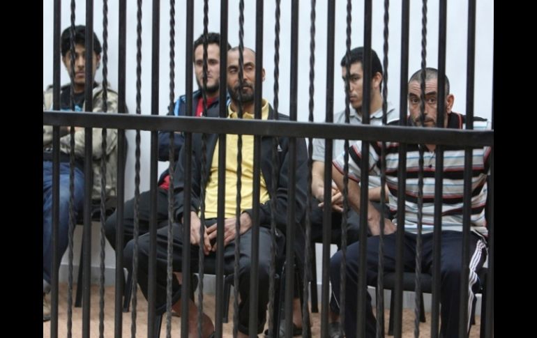 Celda en una corte de Trípoli, Libia. EFE  /
