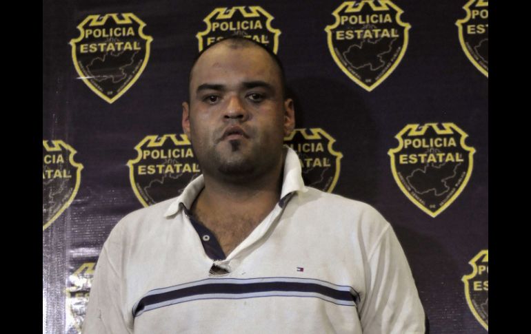 Juan Carlos Antonio Mercado, alias El Chato, fue presentado ante la Policía Estatal. REUTERS  /