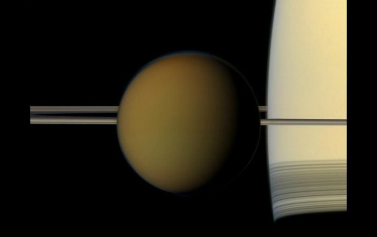 Titán tiene mares con metano en los polos y posiblemente un lago en las inmediaciones de la línea ecuatorial. AP  /