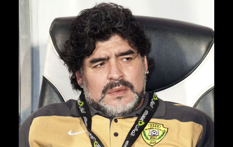 Maradona dejó recientemente el cargo de entrenador en el Al Wasl de Emiratos Árabes Unidos. ARCHIVO  /