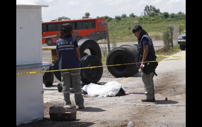 Rafael Gómez fue ejecutado en la puerta de su negocio en el km 16 de la carretera a Chapala.  /