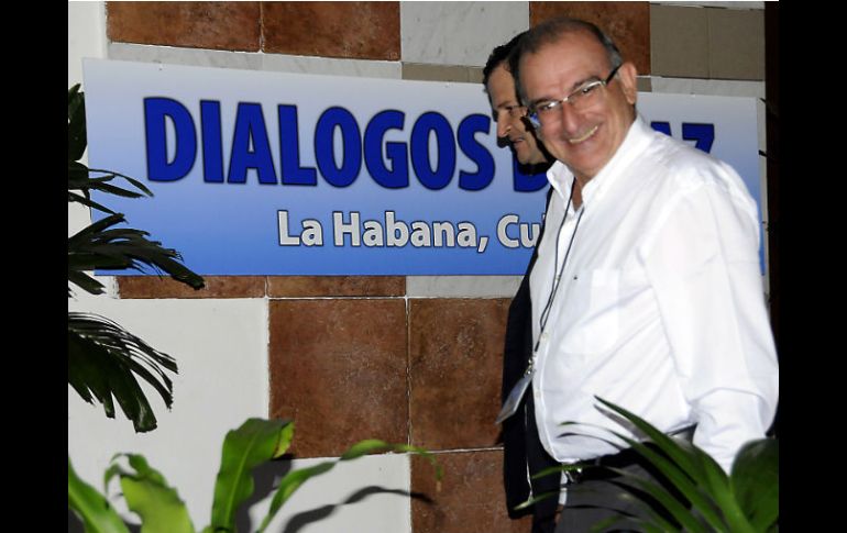Humberto de la Calle, ex vicepresidente colombiano y líder de la delegación del gobierno colombiano en los diálogos de paz. XINHUA  /