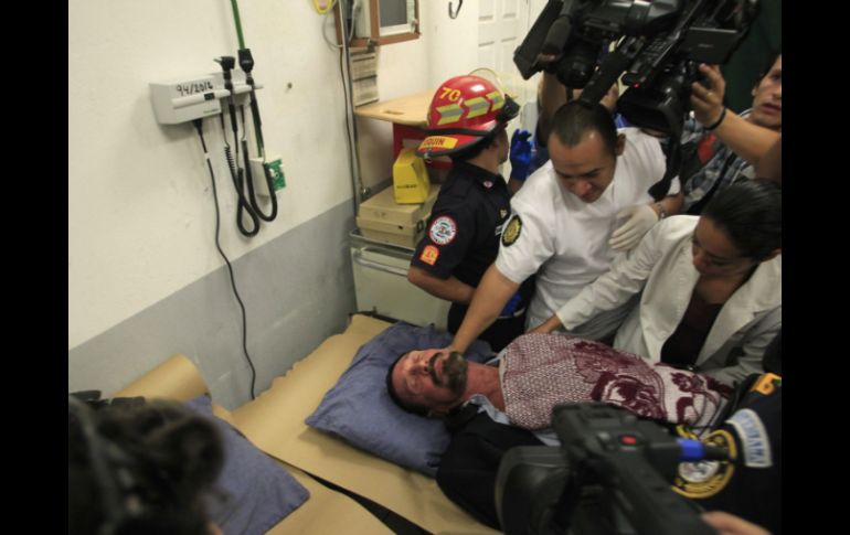 El millonario estadounidense, John McAfee, recibe atención médica en el Hospital Civil de la ciudad de Guatemala. REUTERS  /