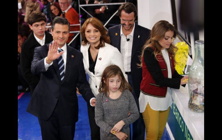 El evento fue inaugurado con el donativo del Presidente Enrique Peña Nieto y su esposa Angélica Rivera. REUTERS  /