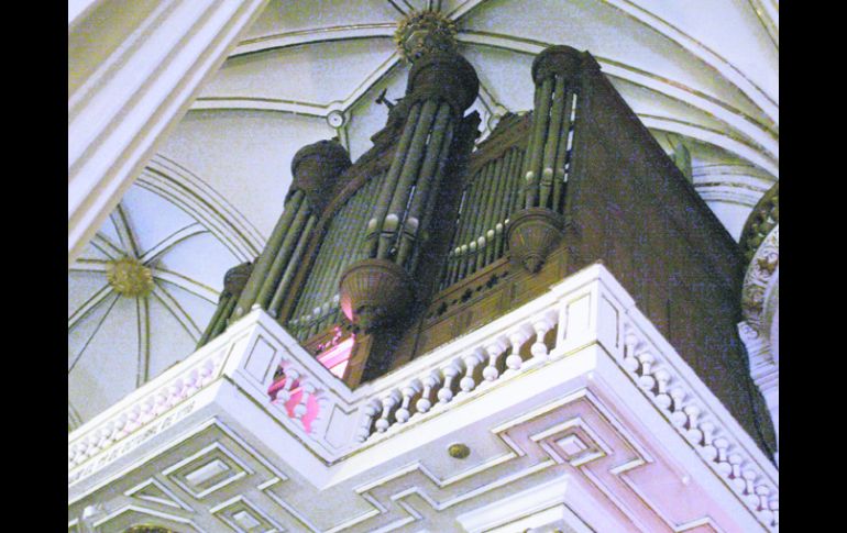 Más de un siglo. Hace 120 años el órgano Merklin fue inaugurado en la Catedral de Guadalajara. EL INFORMADOR /