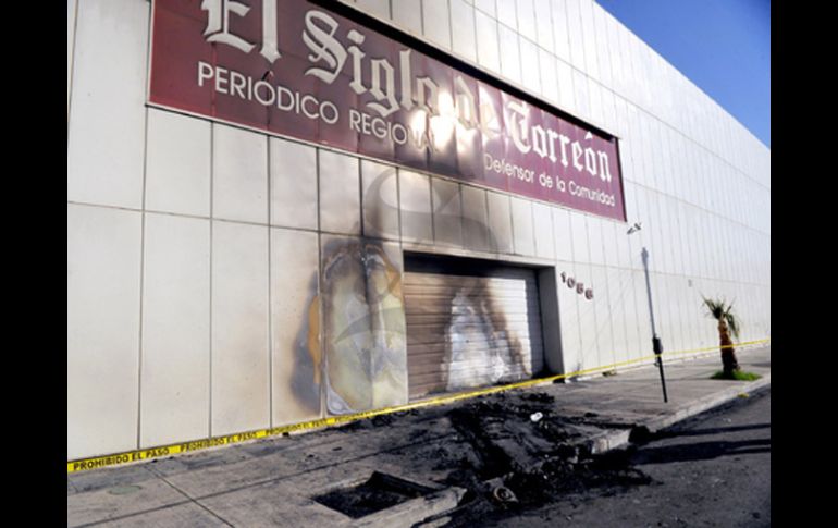 La semana pasada, el diario El Siglo de Torreón, en Torreón, Coahuila sufrió una serie de ataques. ARCHIVO /