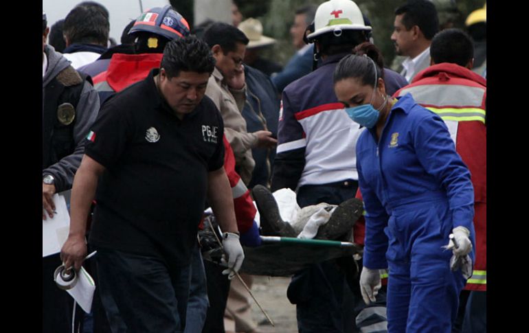 Muchos de los heridos fueron llevados a hospitales de Puebla ya que en Tlaxcala no había lugar. AFP /