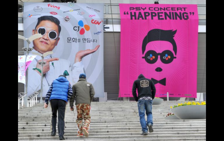 Psy ofrecerá este sábado un concierto en el Estadio de la Copa del Mundo de Seúl. AFP /