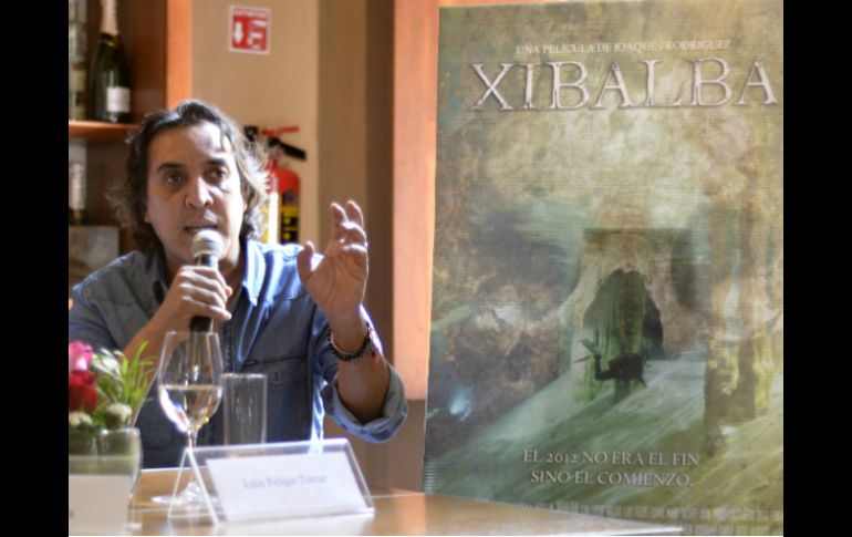 El actor dio a conocer los avances de la película ''Xibalbá'',en la cual participa. NTX /