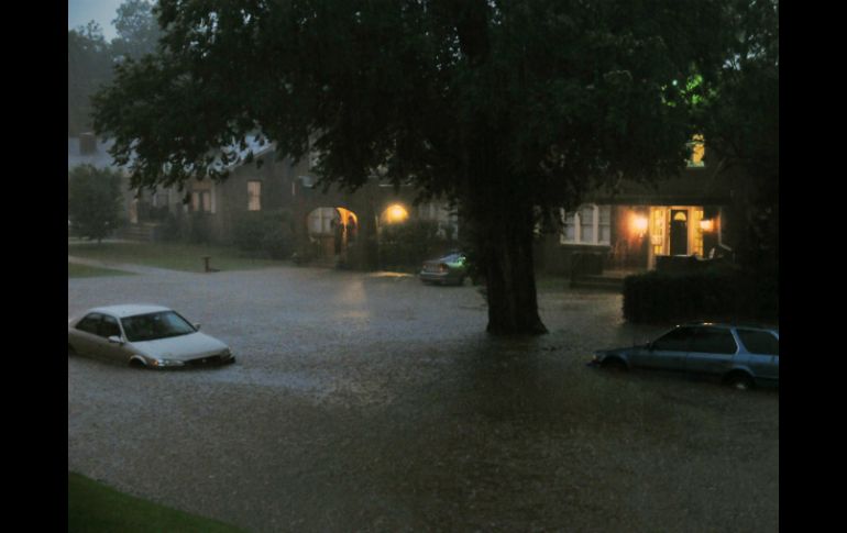 Las tormentas provocaron fuertes inundaciones en localidades de Oklahoma. AP /