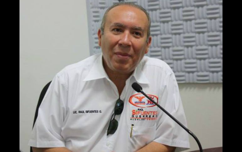 Raúl Sifuentes Guerrero (foto) denunció el hecho durante rueda de prensa. ESPECIAL /