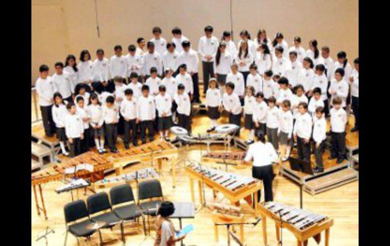Niños músicos, han participado en importantes actividades a nivel coral infantil en México y el extranjero. ESPECIAL /