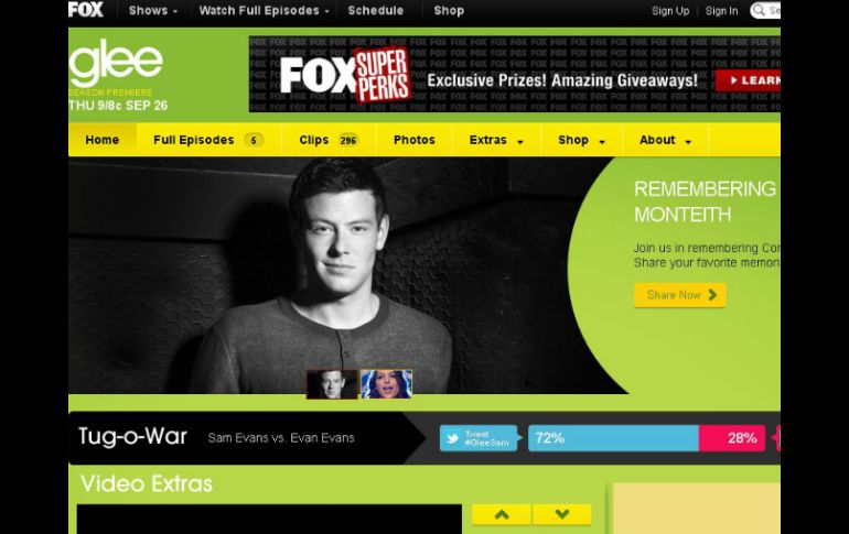 El comunicado curcula en internet. Imagen tomada del sitio oficial FOX.com. ESPECIAL /