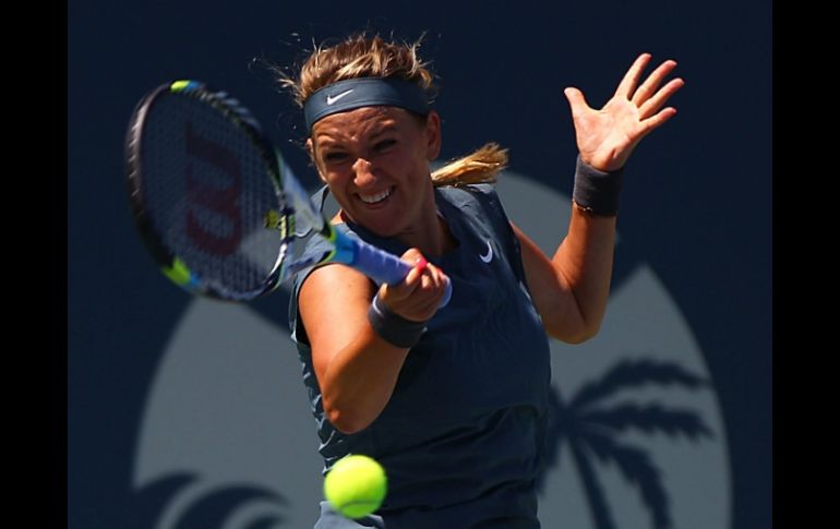 'Vika' llega a la final en San Diego y vuelve a escoltar a Serena en la lista. AFP /