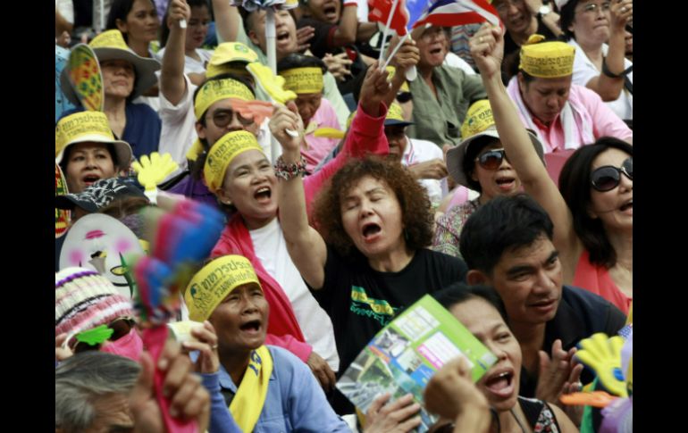 Bangkok se prepara ante posibles protestas políticas, que coinciden con un proyecto de ley relacionado con un golpe de estado en 2006. AP /