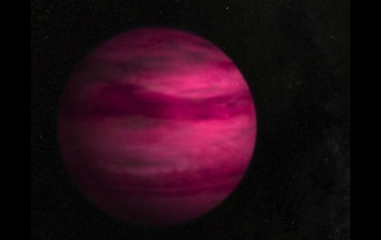 El mundo rosa llamado GJ 504b, es cuatro veces mayor que Júpiter. ESPECIAL NASA  /