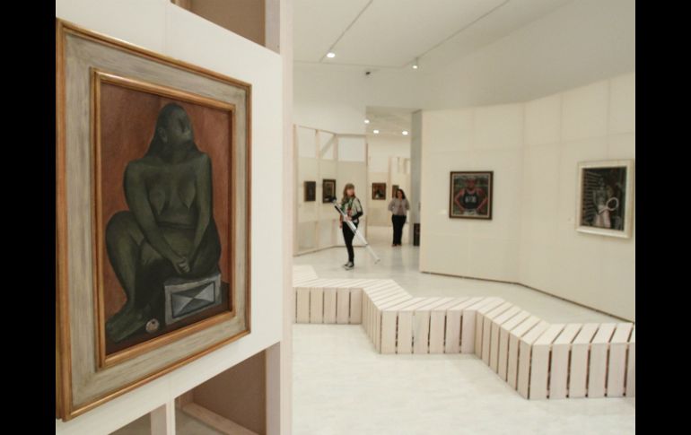 Vista de la obra ''Desnudo en Gris 1931'' de Rufino Tamayo expuesta en el museo. EFE /