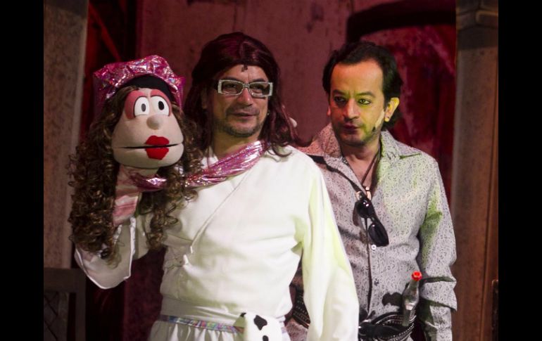 Freddy (i) y Germán (d) Ortega demuestran que que la improvisación y la sátira roban las carcajadas a cualquiera.  /