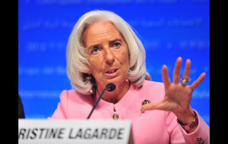 Christine Lagarde advierte que un default de la deuda estadounidense tendría un efecto nocivo en la economía global. NTX /
