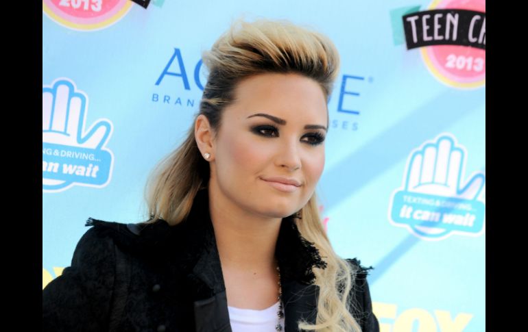 Lovato se encuentra en la promoción de su reciente placa discográfica que lleva por nombre 'Demi'. ARCHIVO /