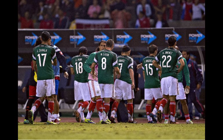 Un representativo mexicano de futbol enfrentará por tercera ocasión un repechaje para ir al Mundial. MEXSPORT /