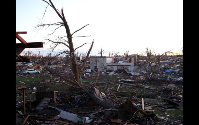 El paso del meteoro destruye totalmente 70 viviendas en dos regiones del estado. AFP /