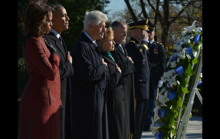 La visita de Obama y los Clinton a ese lugar, representa un significado político y simbólico. AFP /